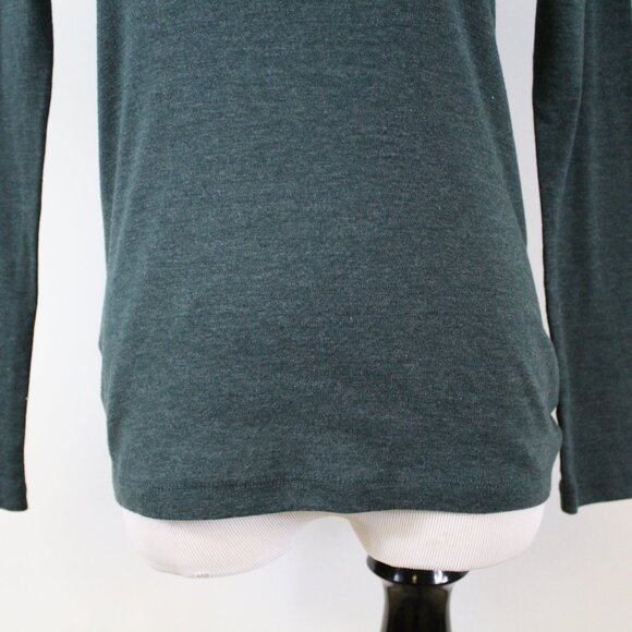 Eddie Bauer Evergreen Long Sleeve Tee Size Small Stretch Cotton Blend Fall Basic - Picture 3 of 11